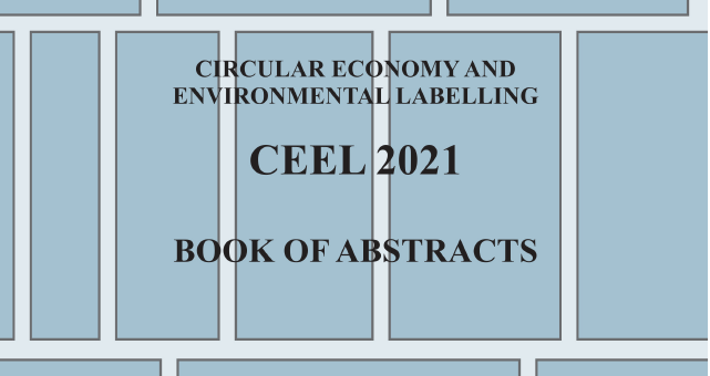 The photo shows the cover of the book of abstracts from the CEEL 2021 conference.